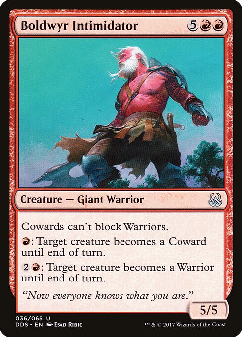 Intimidador de Boldwyr — Duel Decks: Mind vs. Might 36