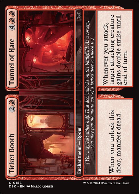Ticket Booth // Tunnel of Hate — Duskmourn: House of Horror 158