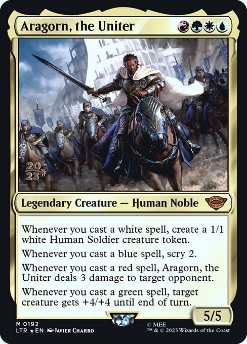 Aragorn, o Unificador — Tales of Middle-earth Promos 192s