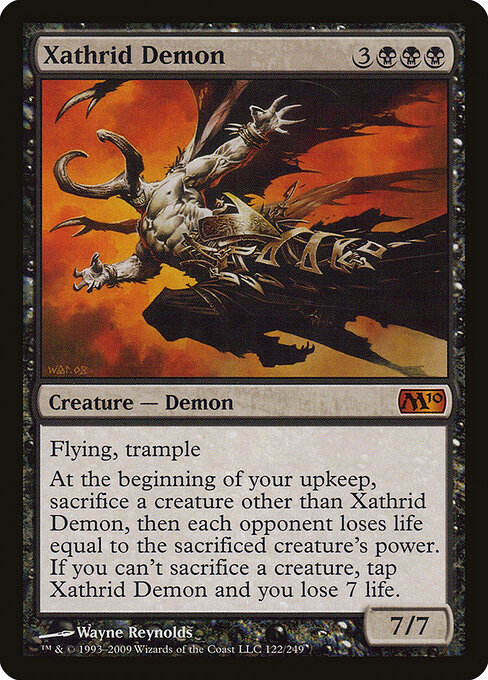 Demônio de Xathrid — Magic 2010 122