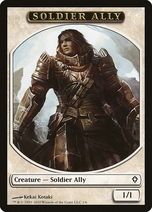 Soldier Ally — Worldwake Tokens 1