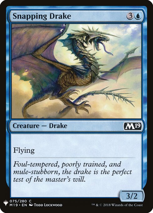 Dragonete Trinchador — The List M19-75