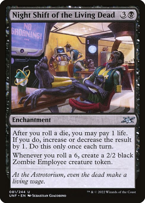 Night Shift of the Living Dead — Unfinity 81
