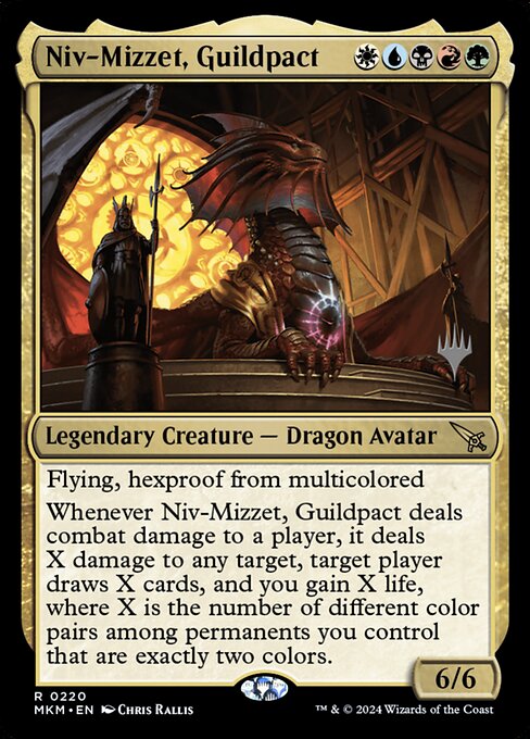 Niv-Mizzet, Pacto das Guildas — Murders at Karlov Manor Promos 220p