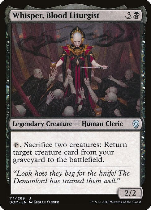 Sussurro, Liturgista do Sangue — Dominaria 111