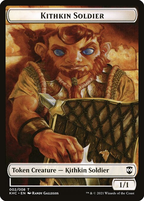 Kithkin Soldier — Kaldheim Commander Tokens 2