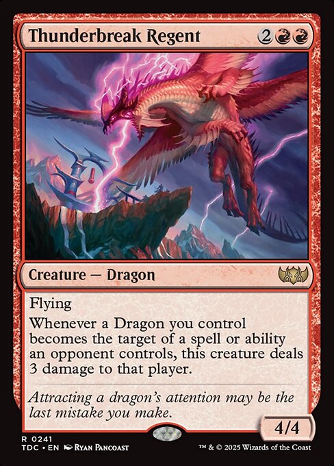 Regente do Ataque Fulminante — Tarkir: Dragonstorm Commander 241