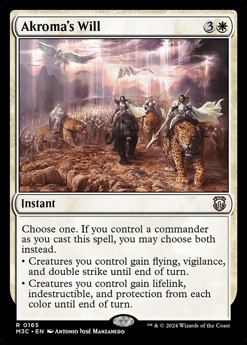 Vontade de Akroma — Modern Horizons 3 Commander 165