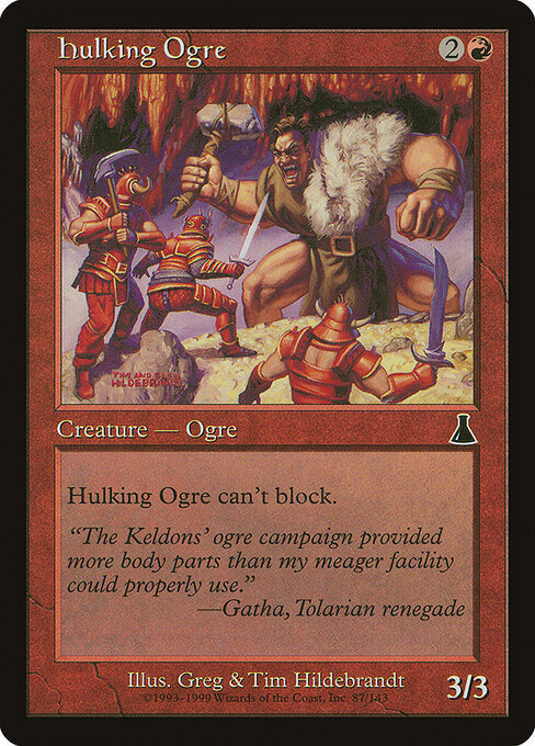 Ogre Desajeitado — Urza's Destiny 87