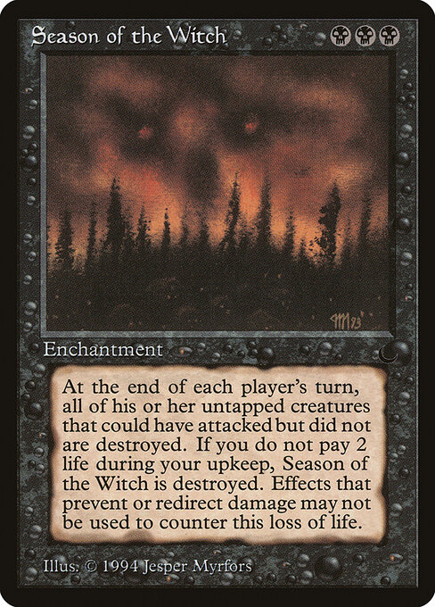 Season of the Witch — The Dark 52