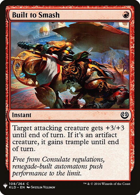Construído para Arrebentar — The List KLD-108