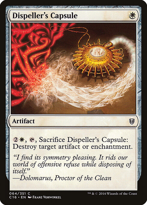 Cápsula do Dispersor — Commander 2016 64