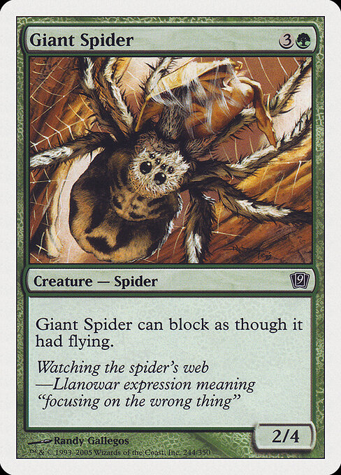Aranha Gigante — Ninth Edition 244