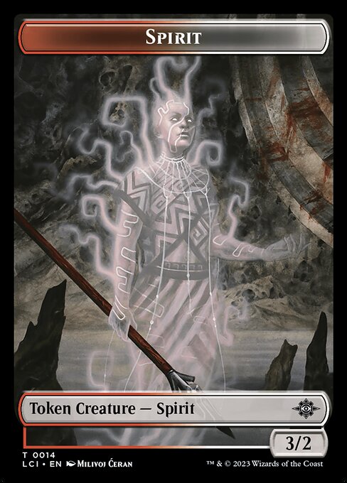 Spirit — The Lost Caverns of Ixalan Tokens 14