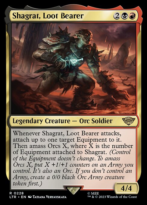 Shagrat, Carregador de Espólios