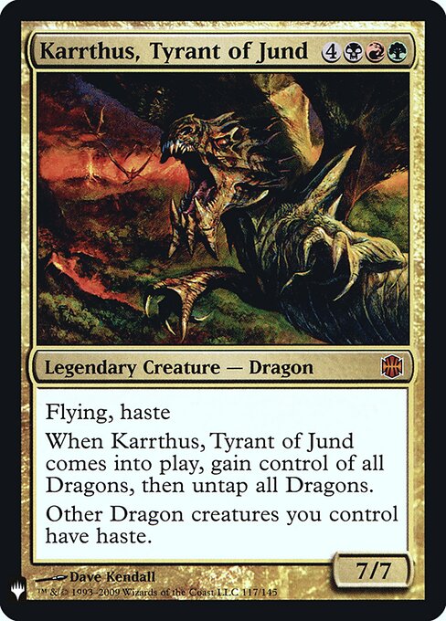 Karrthus, Tirano de Jund — The List ARB-117