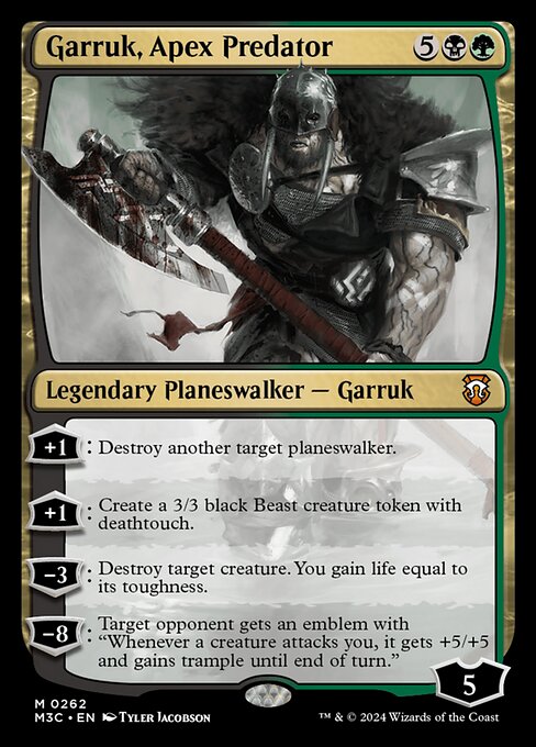 Garruk, Predador Supremo — Modern Horizons 3 Commander 262