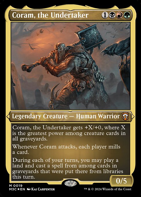 Coram, the Undertaker — Modern Horizons 3 Commander 19