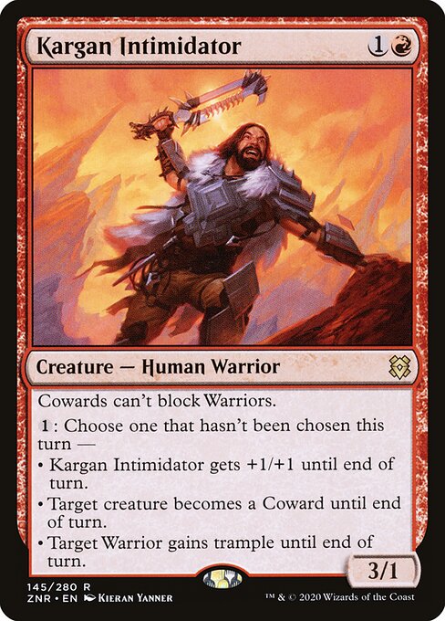 Intimidador Karganiano — Zendikar Rising 145