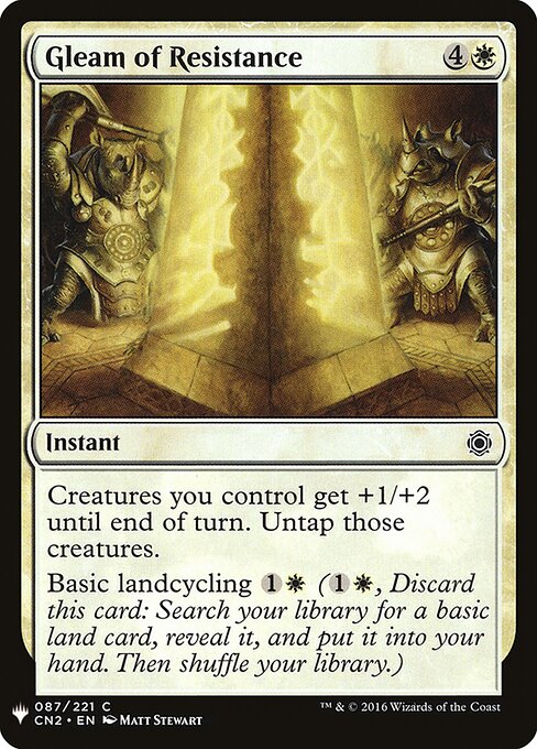 Brilho de Resistência — The List CN2-87