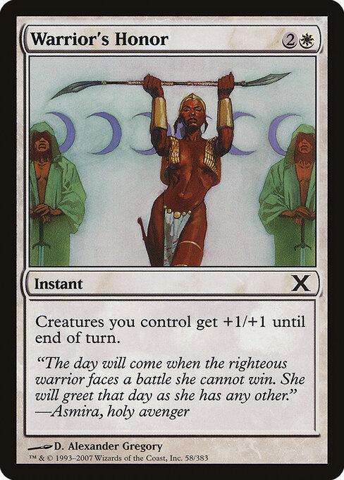 Honra de Guerreiro — Tenth Edition 58