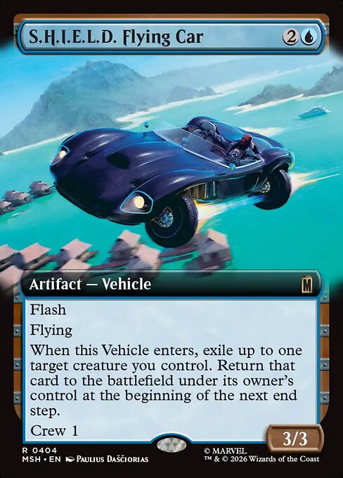 S.H.I.E.L.D. Flying Car — Marvel Super Heroes 404