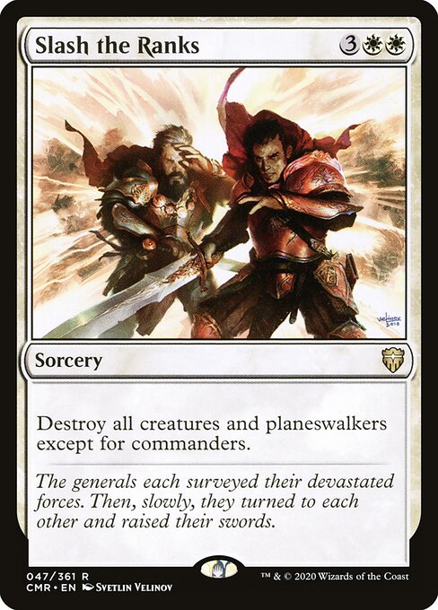 Trinchar as Fileiras — Commander Legends 47