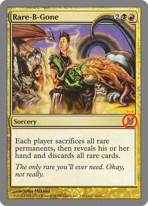 Rare-B-Gone — Unhinged 119