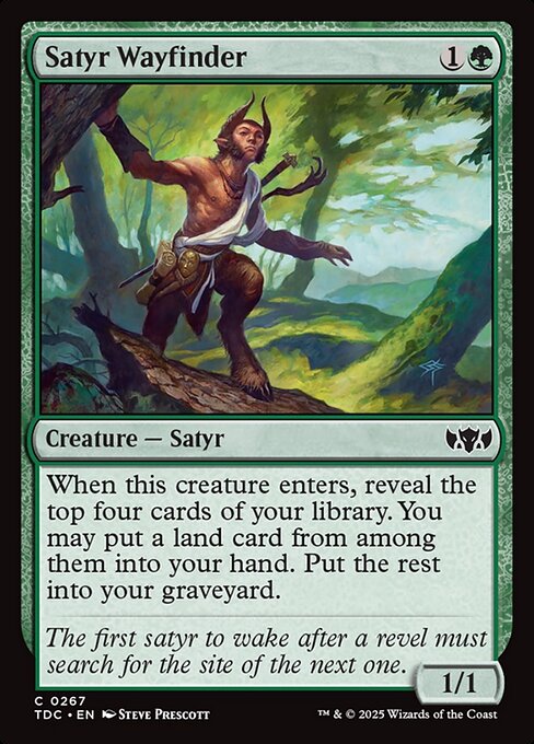 Sátiro Trilheiro — Tarkir: Dragonstorm Commander 267
