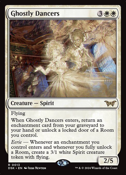 Ghostly Dancers — Duskmourn: House of Horror Promos 13p