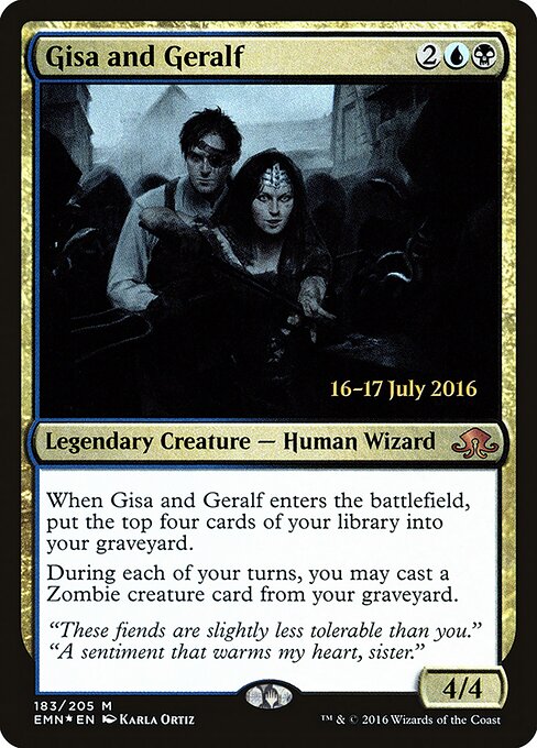 Gisa e Geralf — Eldritch Moon Promos 183s