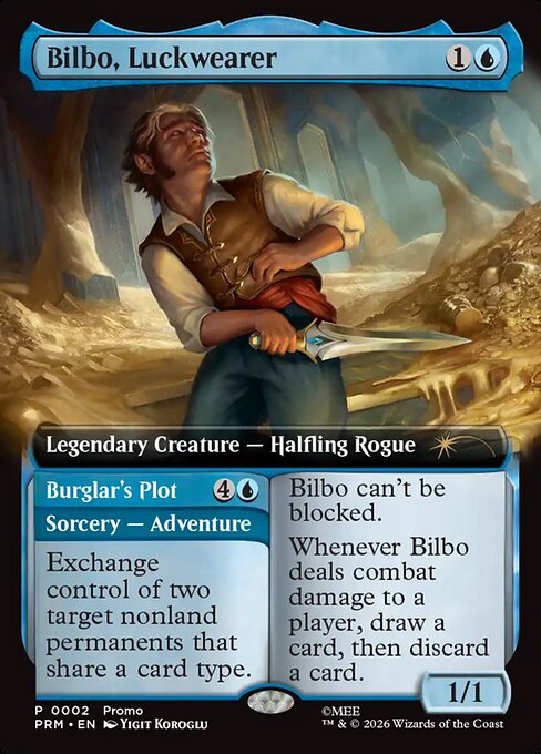 Bilbo, Luckwearer // Burglar's Plot — Wizards Play Network 2026 15