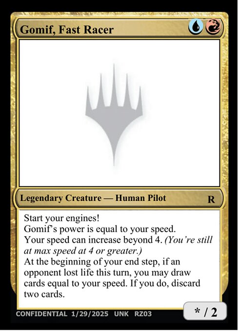 Gomif, Fast Racer — Unknown Event RZ03i