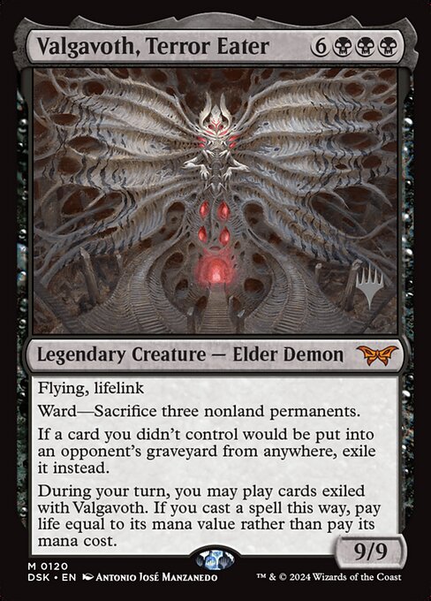 Valgavoth, Terror Eater — Duskmourn: House of Horror Promos 120p