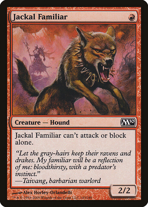 Familiar Chacal — Magic 2010 143