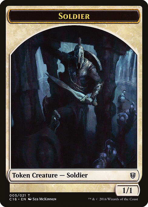 Soldier — Commander 2016 Tokens 5