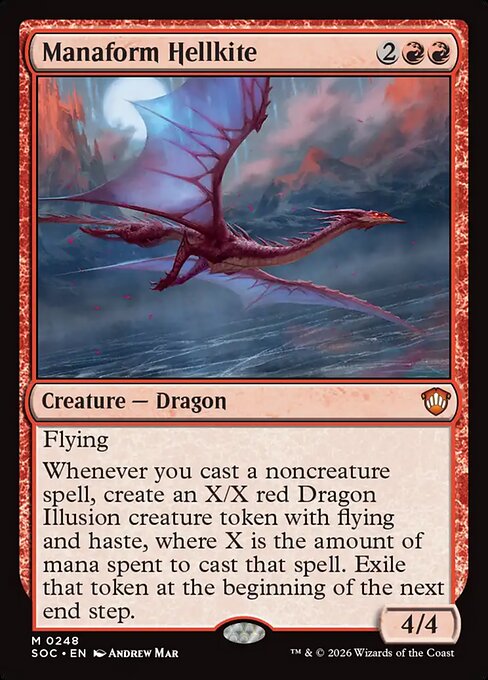 Dragão Avérneo Manaforme — Secrets of Strixhaven Commander 248