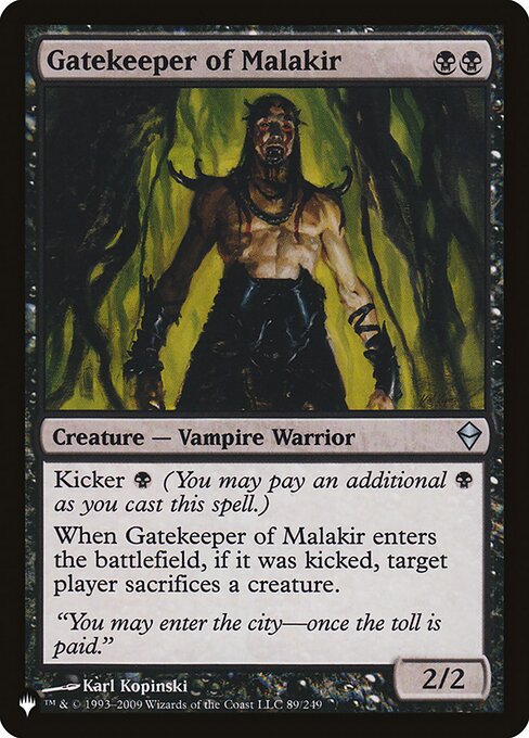Porteiro de Malakir — The List ZEN-89