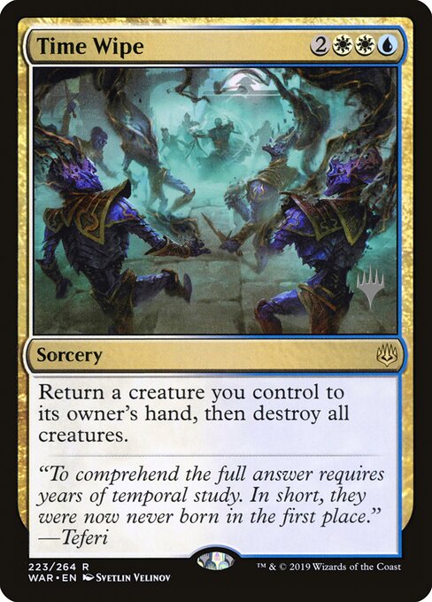 Limpeza Temporal — War of the Spark Promos 223p