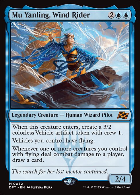 Mu Yanling, Wind Rider — Aetherdrift Promos 52p
