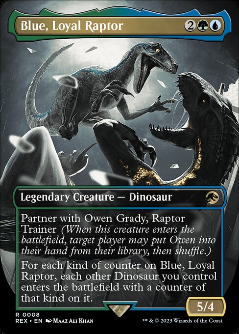 Blue, Raptora Leal — Jurassic World Collection 8
