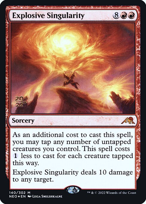 Singularidade Explosiva — Kamigawa: Neon Dynasty Promos 140s