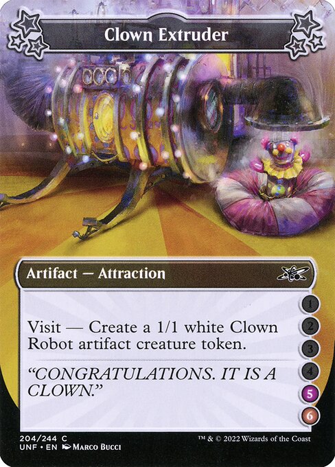 Clown Extruder — Unfinity 204d