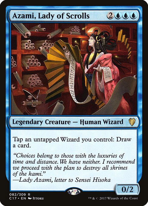 Azami, Dama dos Pergaminhos — Commander 2017 82