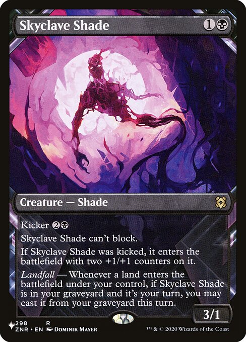 Sombra do Enclave Celeste — The List ZNR-298