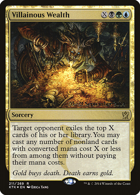Riqueza Abominável — Khans of Tarkir Promos 211s