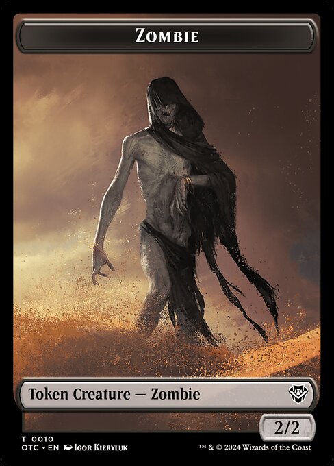 Zombie — Outlaws of Thunder Junction Commander Tokens 10