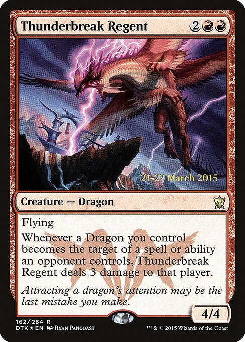 Regente do Ataque Fulminante — Dragons of Tarkir Promos 162s