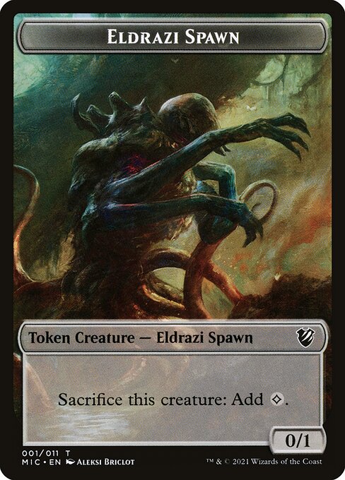 Eldrazi Spawn — Midnight Hunt Commander Tokens 1