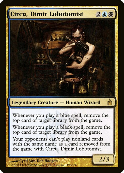 Circu, Lobotomista Dimir — Ravnica: City of Guilds 196
